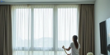 Delicate sheer drape cleaning torquay-vic Matty Curtain Cleaning